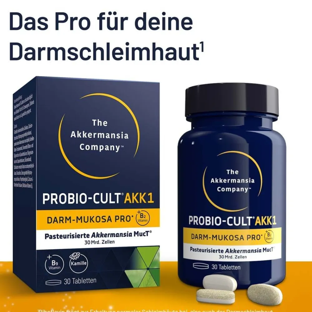 ProBio-Cult AKK1 Darm-Mukosa Pro mit 30 Mrd. pasteurisierten Akkermansia MucT®> Online