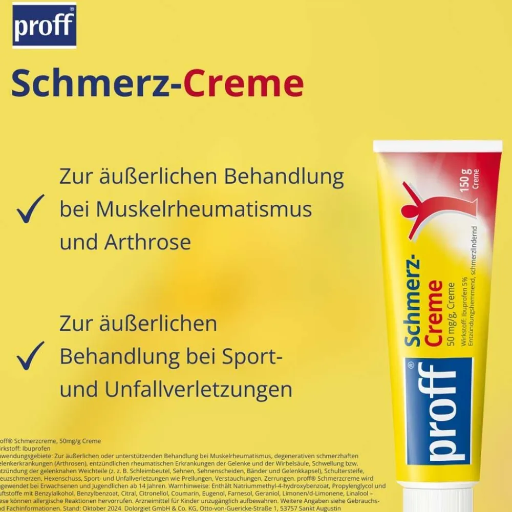 ® Schmerzcreme|Proff Sale