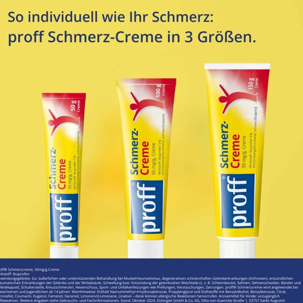 ® Schmerzcreme|Proff Sale