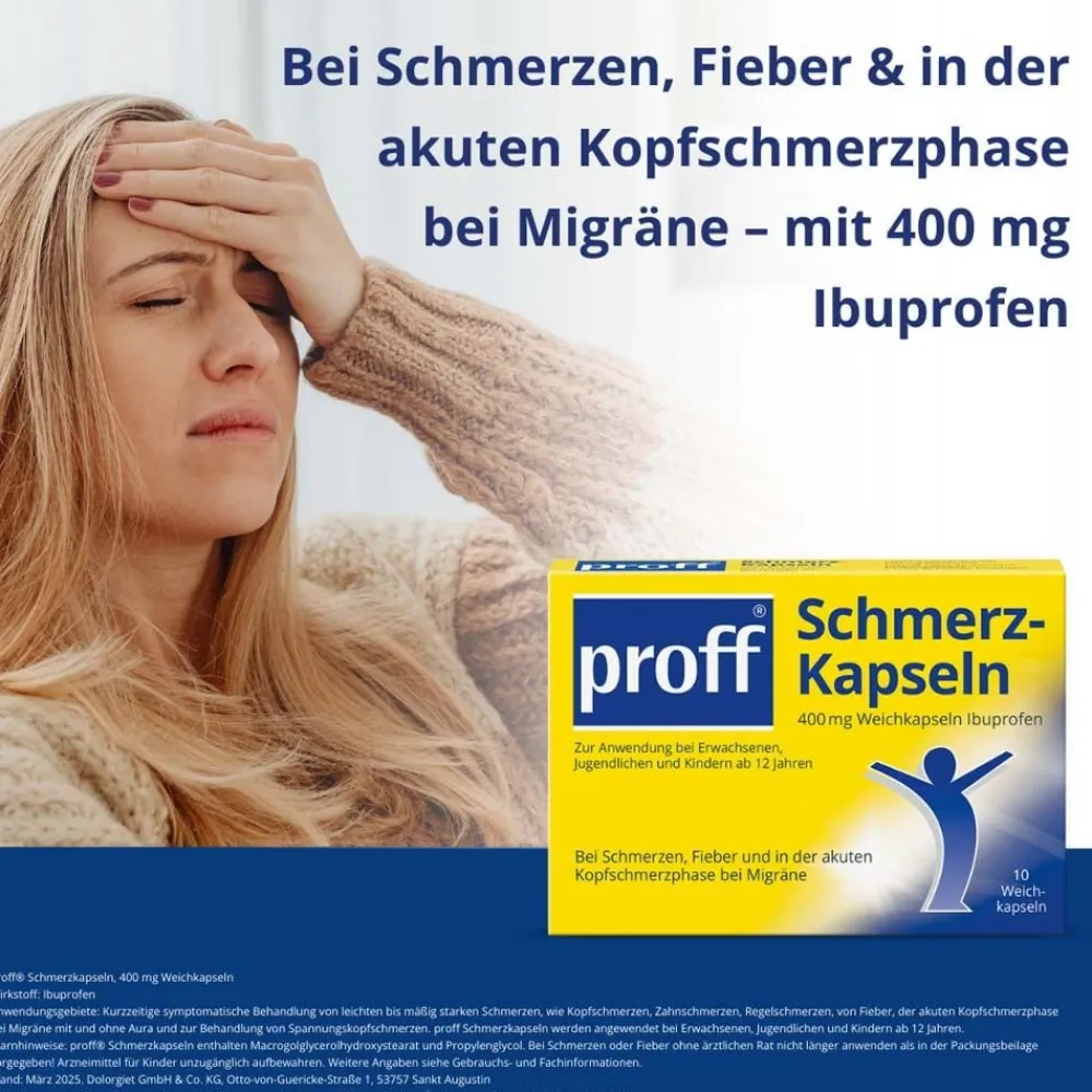 ® Schmerzkapseln 400 mg|Proff Best