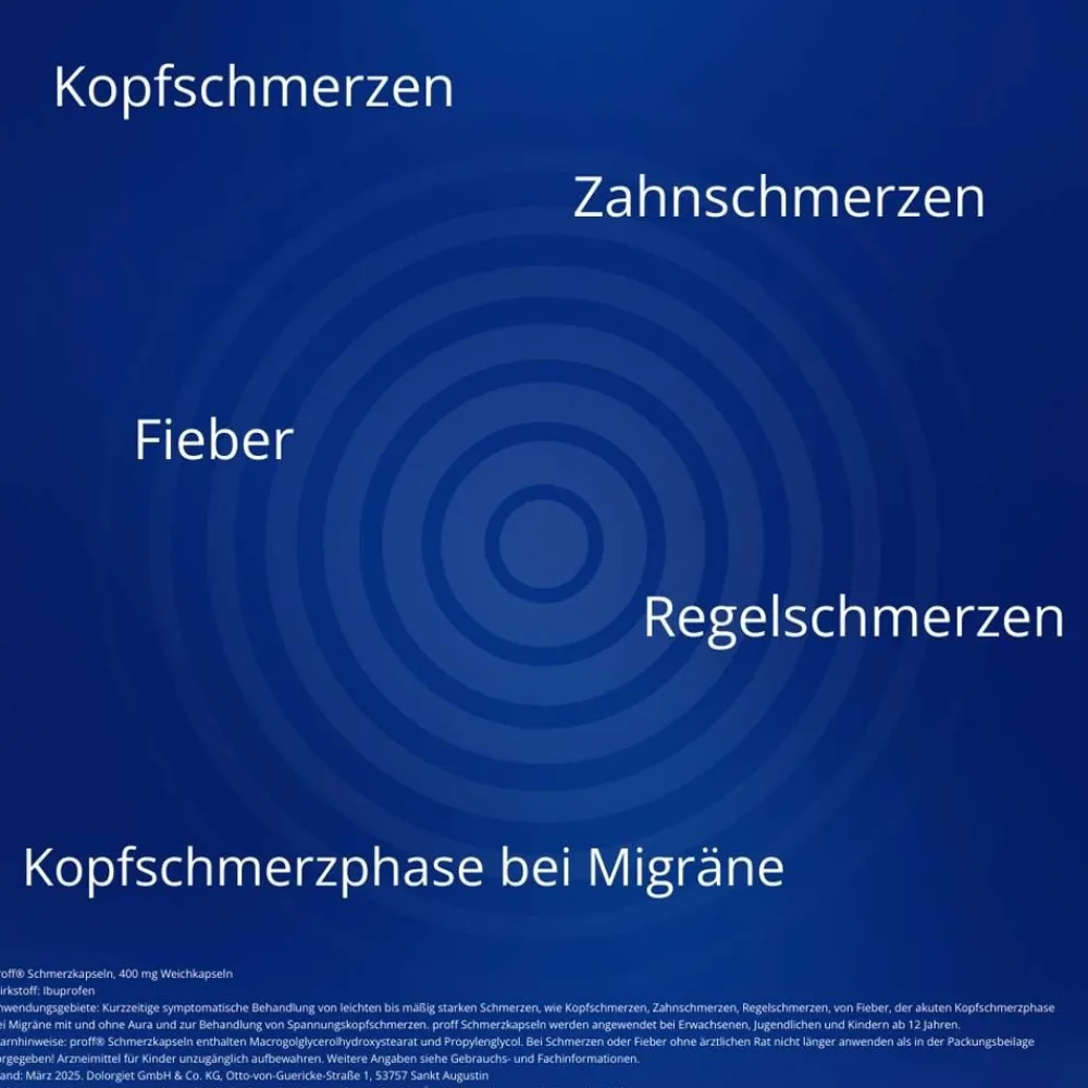 ® Schmerzkapseln 400 mg|Proff Best
