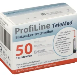 ProfiLine TeleMed Blutzucker-Teststreifen><noscript><img width=