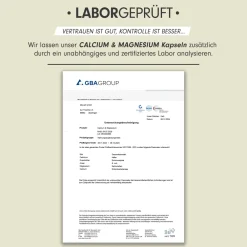 - CALCIUM & MAGNESIUM Kapseln - hochdosiert mit 800mg Calcium & 400mg Magnesium 180 Kapseln|ProFuel Clearance