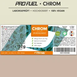 - Chrom Picolinat Tabletten mit 200 mcg Chrom - Unabhängig laborgeprüft><noscript><img width=