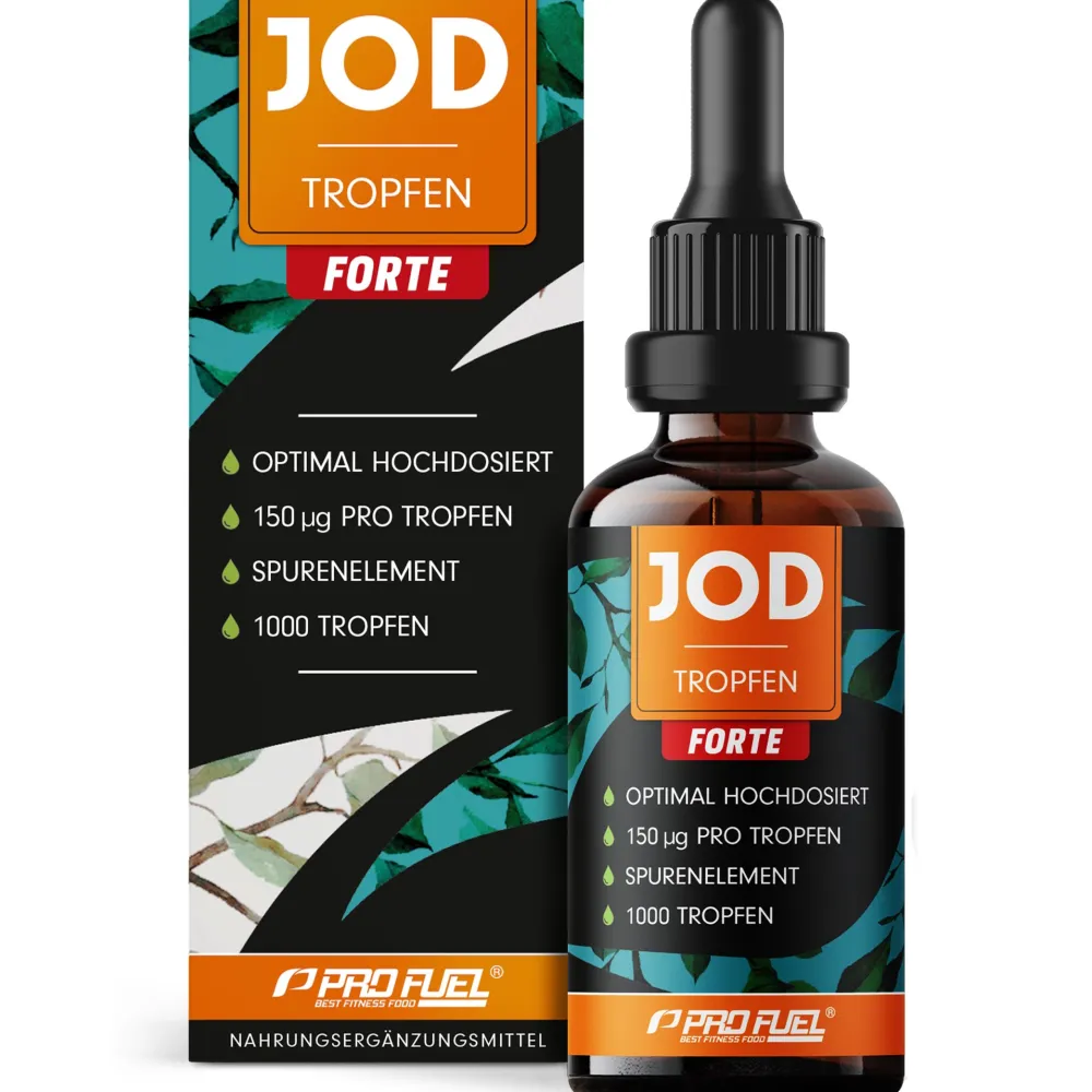 - Jod Tropfen FORTE 1000x mit 150 µg Jod pro Tropfen>ProFuel Discount
