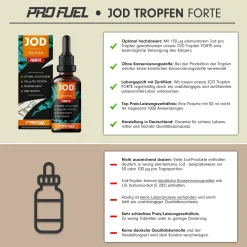 - Jod Tropfen FORTE 1000x mit 150 µg Jod pro Tropfen><noscript><img width=