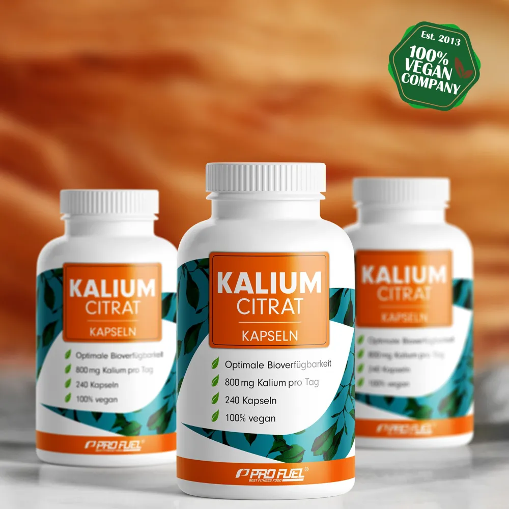 - Kalium Kapseln - 2240 mg Kaliumcitrat pro Tag - Kapseln>ProFuel Best