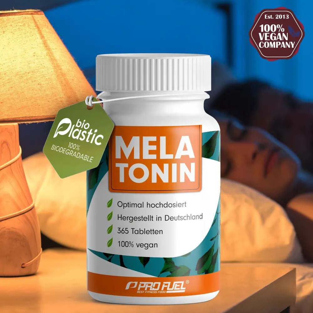 - Melatonin 365 Tabletten - 0,5 mg bioaktives Melatonin pro Tag (1/2 Tablette)|ProFuel
