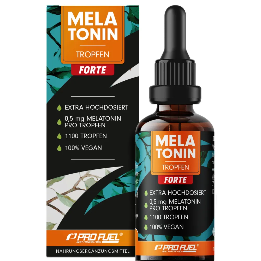 - Melatonin Tropfen FORTE (30 ml) - 1100 Tropfen mit je 0,5 mg Melatonin>ProFuel New
