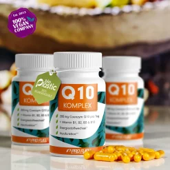 - Q10 KOMPLEX Kapseln hochdosiert - Coenzym Q10 mit 200mg Coenzym Q10 + Vitamin B12|ProFuel Discount