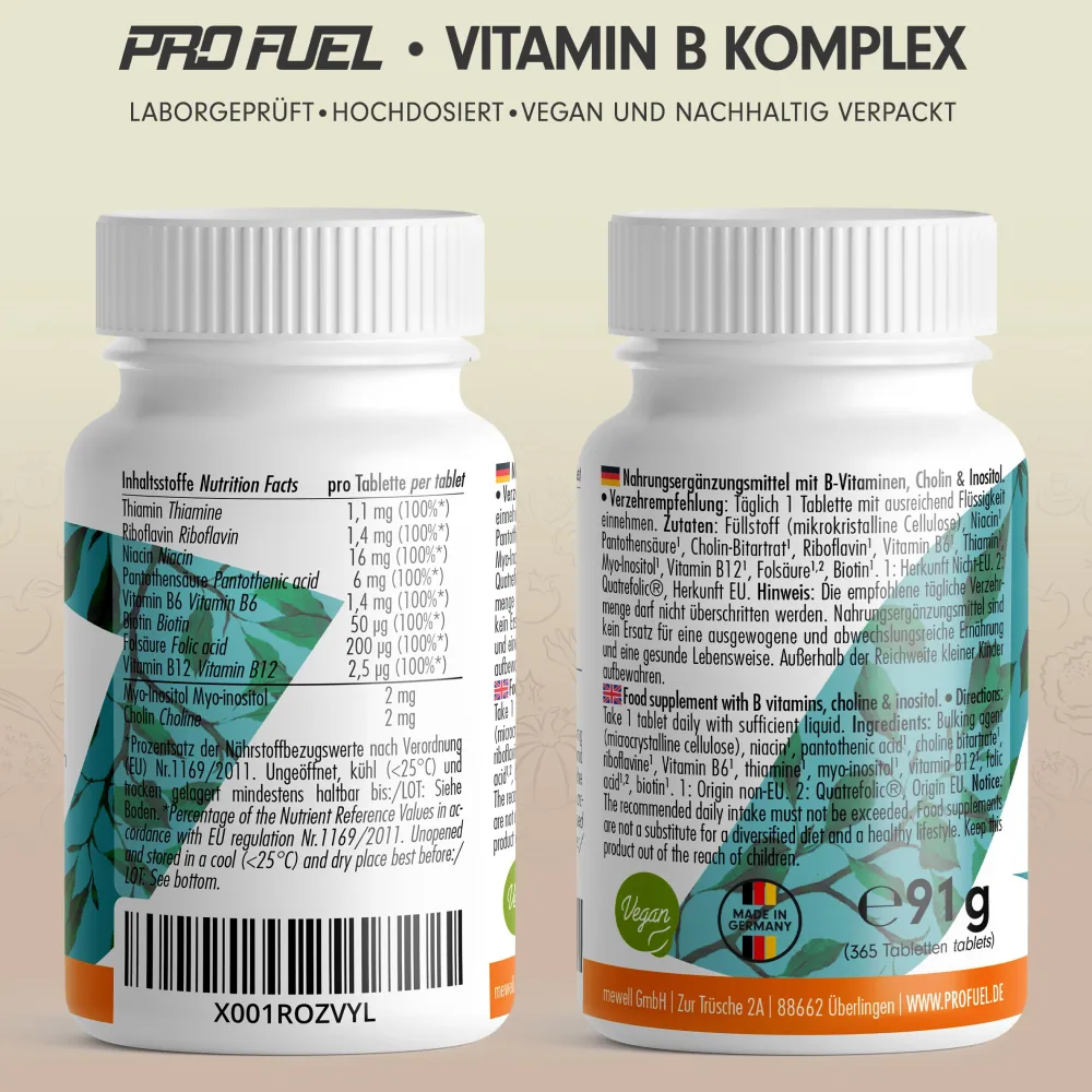 - VITAMIN B Komplex|ProFuel Outlet