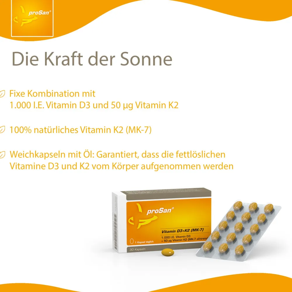 Vitamin D3+K2 (MK-7)>proSan Clearance