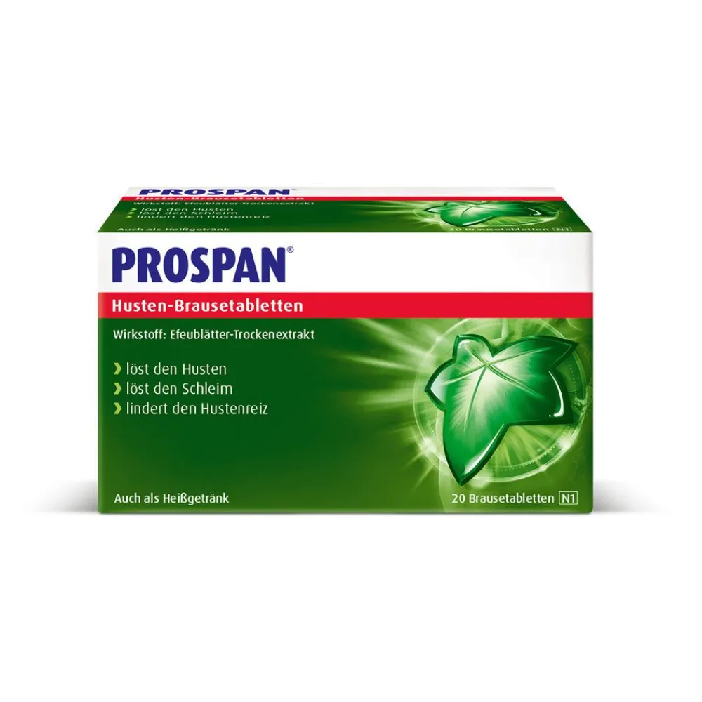 Husten-Brausetabletten natürlicher Hustenlöser als Heiß- oder Kaltgetränk|Prospan New