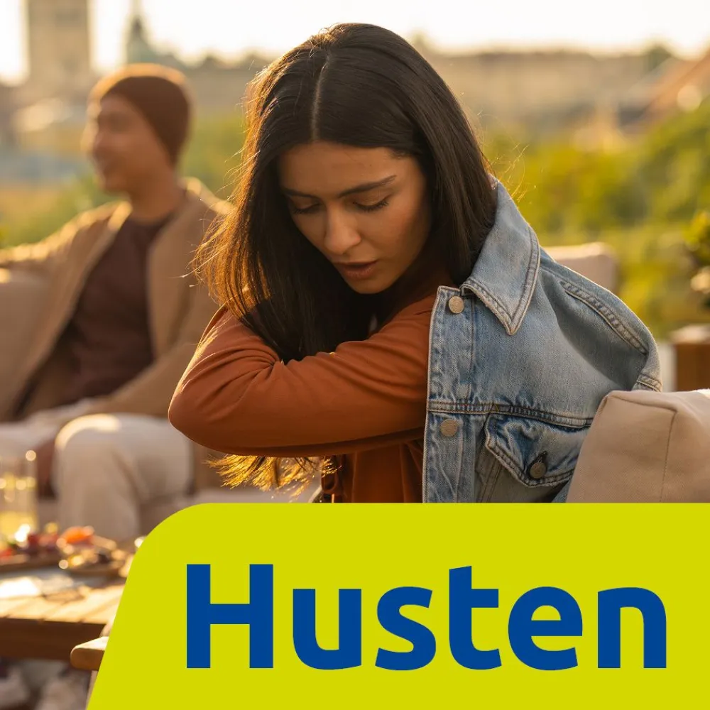Hustenliquid im Stickbeutel ideal für unterwegs>Prospan