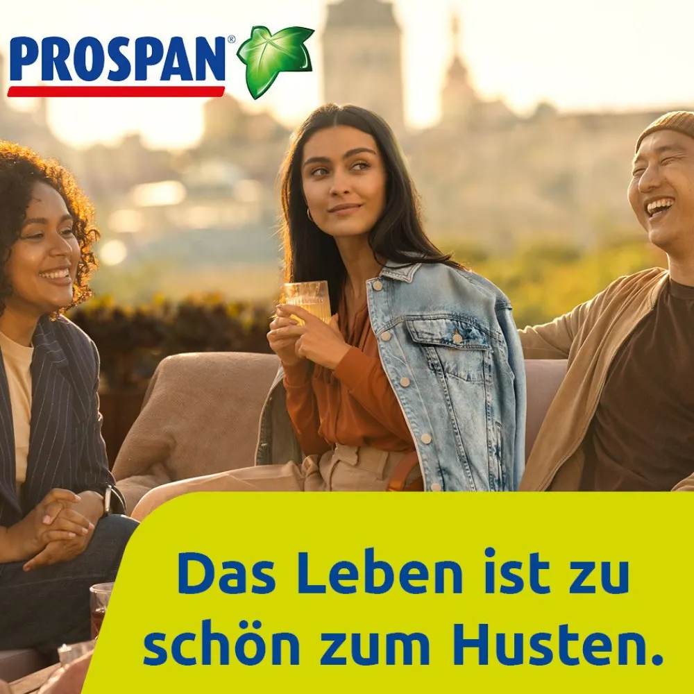 Hustenliquid im Stickbeutel ideal für unterwegs>Prospan