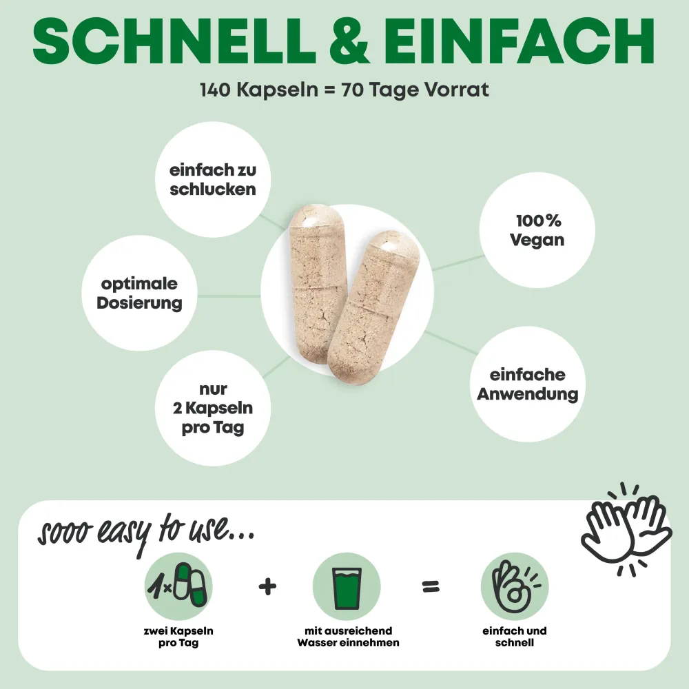 Prosta Forte Komplex, Kürbiskern, Brennnessel, Granantapfel, Selen PREMIUM|YesVegan Discount