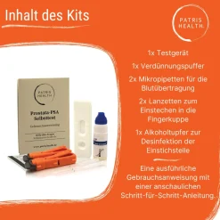Prostata & PSA Selbsttest – Bluttest für Zuhause zur frühen Erkennung – Patris Health®| Sale