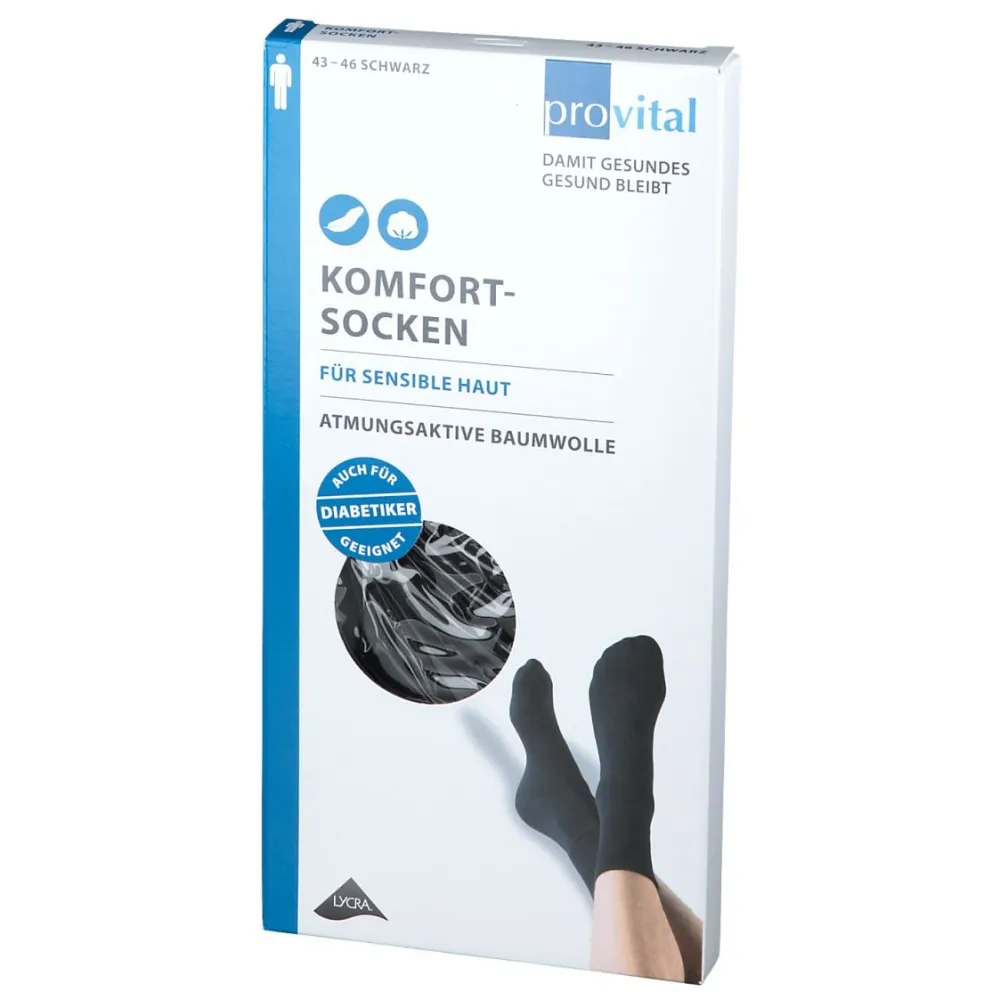 Komfortsocken Herren Größe 43-46|provital Clearance