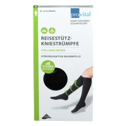 Reisekniestrümpfe Gr. 39 - 42 schwarz|provital Online