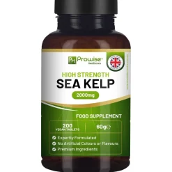 Prowise Healthcare Meeresalgen 2000 mg – Natürliche Jodquelle| Hot
