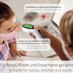 2-in-1 Infrarot Fieberthermometer und Oberflächenthermometer><noscript><img width=