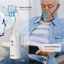 IN-200 Vapo Portabler Vernebler Nebulizer Inhalationsgerät mit Maske für Erwachsene und Kinder><noscript><img width=