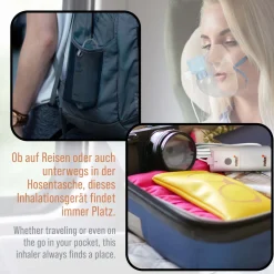 IN-200 Vapo Portabler Vernebler Nebulizer Inhalationsgerät mit Maske für Erwachsene und Kinder><noscript><img width=