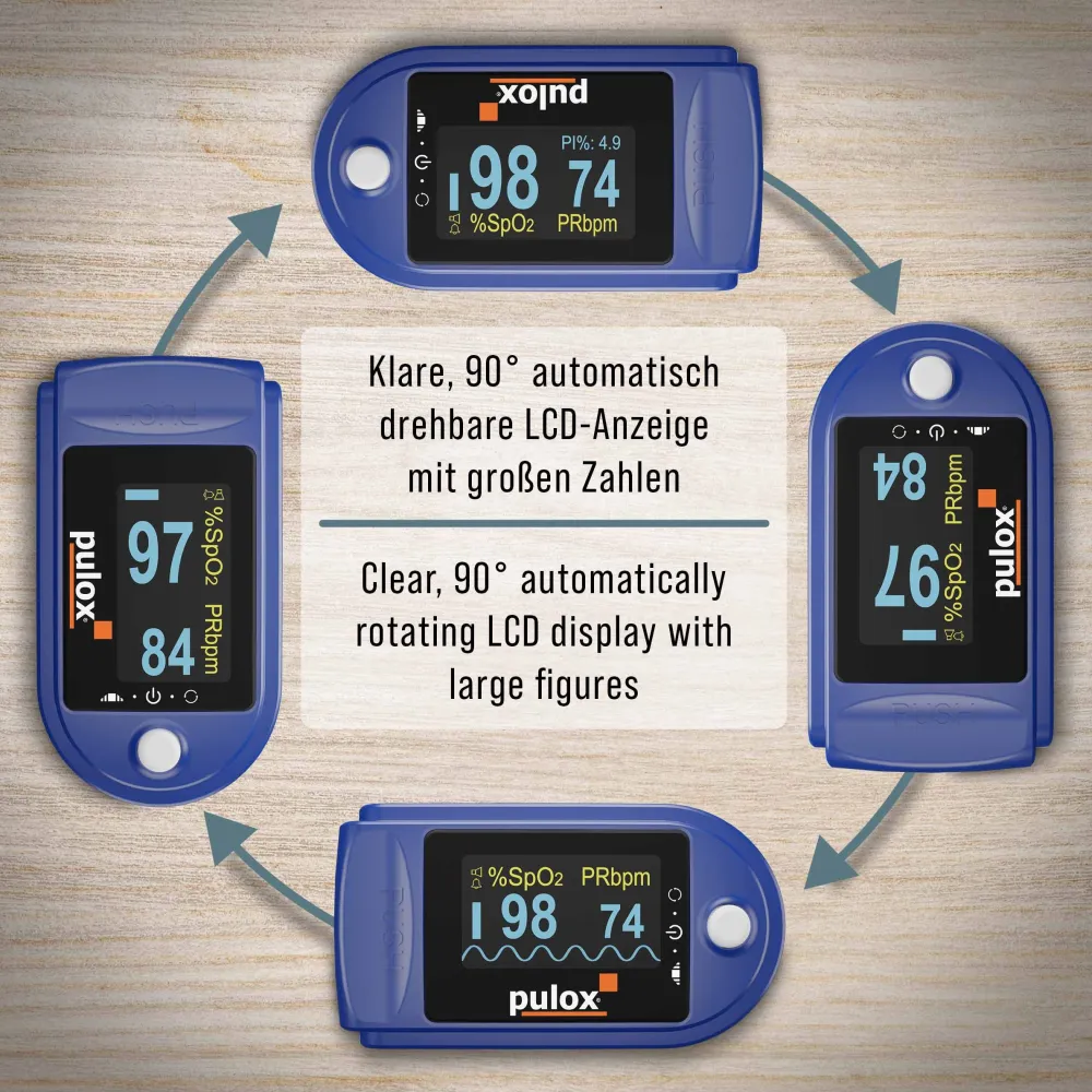 PO-200A Set - Finger-Pulsoximeter - Blau>pulox Outlet