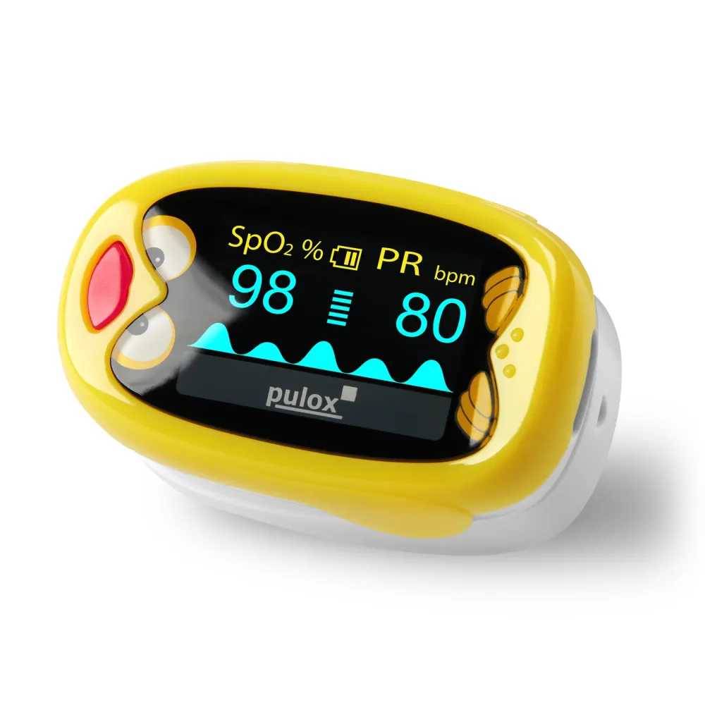 PO-210B - Akkubetriebenes Kinderpulsoximeter mit Warnfunktion>pulox Online