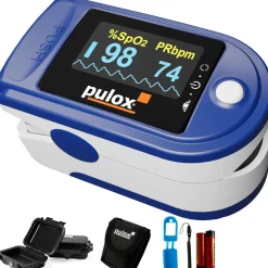 - PO-200 Set - Finger-Pulsoximeter - Blau|pulox Online