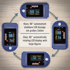 - PO-200 Set - Finger-Pulsoximeter - Blau|pulox Online