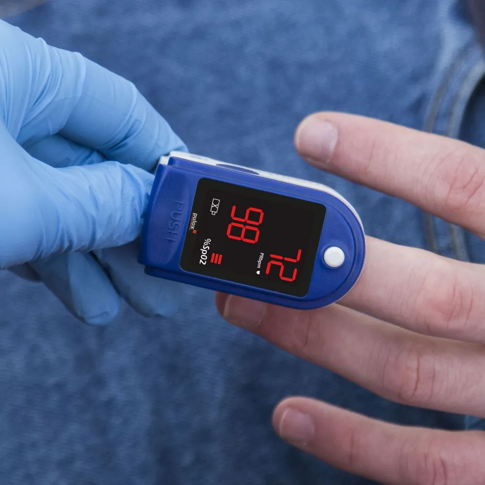 PO-100 Solo - Finger-Pulsoximeter - Gelb|pulox Online
