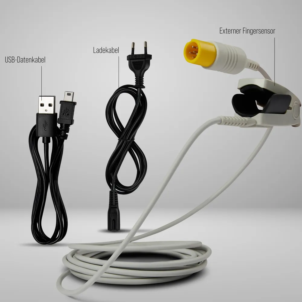 PO-900 Stationäres Pulsoximeter zur Messung von SpO2, Pulsrate und PI - Alarm und PC-Software>pulox Discount