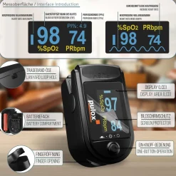 Pulsoximeter PO-200 schwarz|pulox Outlet