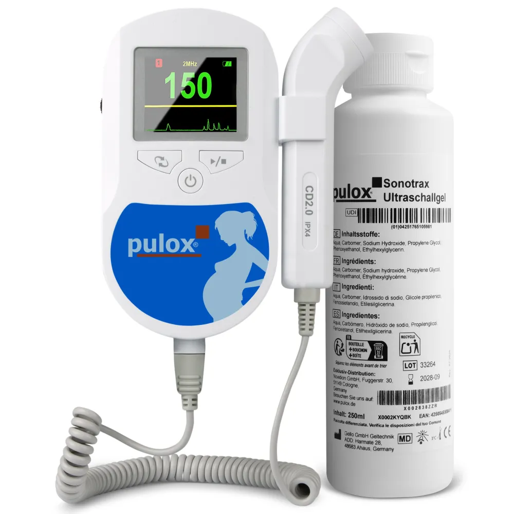 Sonotrax C - Fetal Doppler inkl. 250 ml Ultraschallgel>pulox Outlet