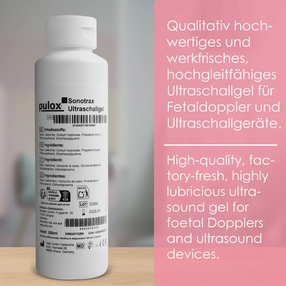 Sonotrax C - Fetal Doppler inkl. 250 ml Ultraschallgel>pulox Outlet