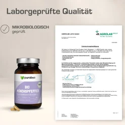 Purabyo Bio Mönchspfeffer | 4:1 Extrakt Vitex Agnus Castus | im Glas| Outlet