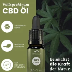Pure Alps CBD Vollspektrum Öl Tropfen 50%> Clearance