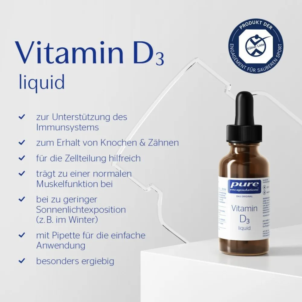 ® Vitamin D3 liquid|Pure Encapsulations New