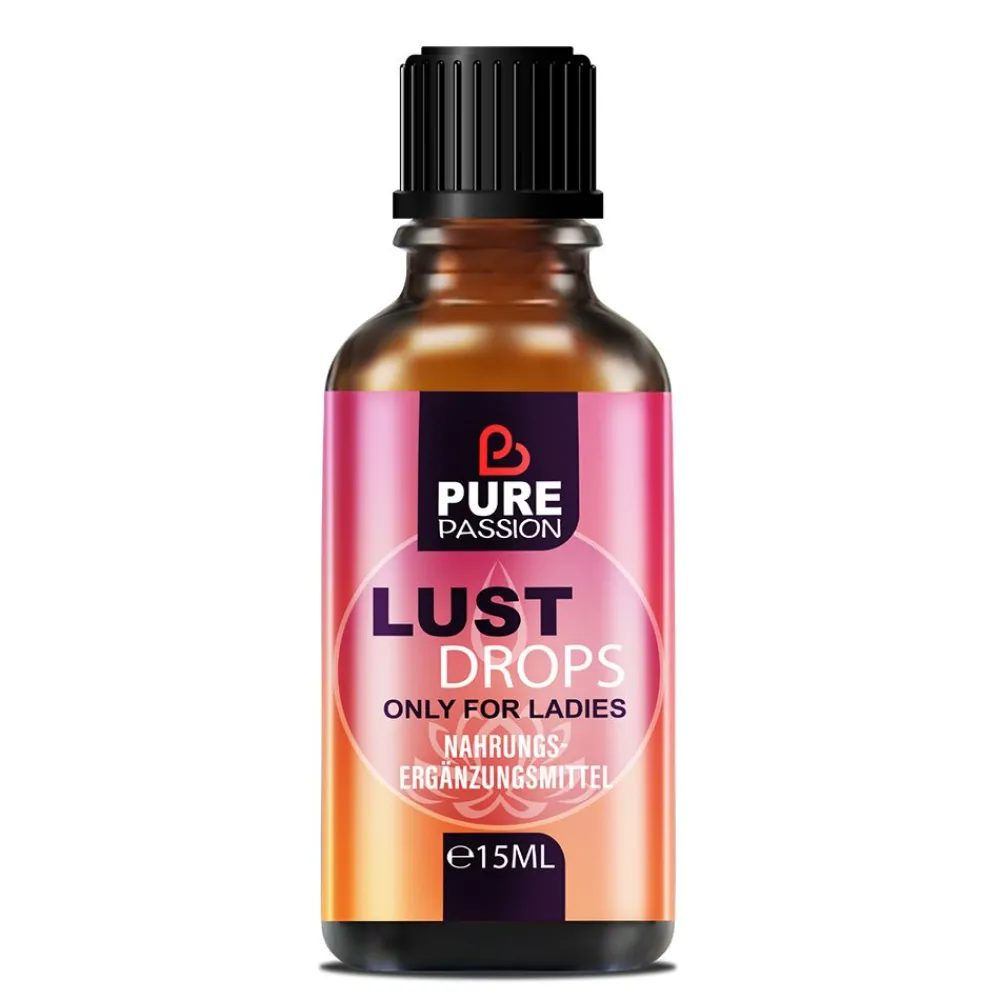 Pure Passion® Lust Drops für Frauen | natürlicher Begleiter für mehr Sinnlichkeit| Hot