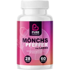 Pure Passion® Mönchspfeffer Kapseln für Frauen | weibliche Balance & Sinnlichkeit> Discount