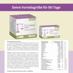 Meno Pause | Wechseljahre | Hormon Balance | Rotklee & Mönchspfeffer | vegan|Puriafam Discount