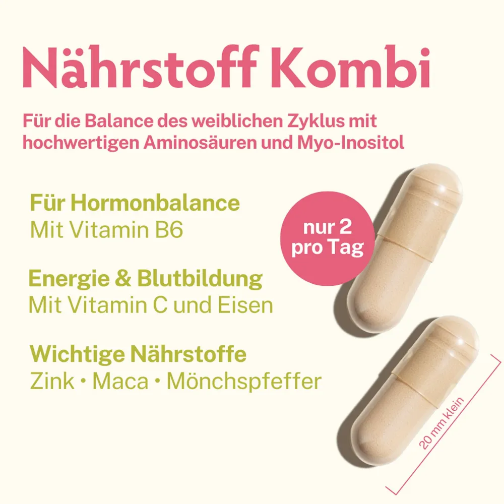 Zyklus | Hormon Balance | Maca, Shatavari & Mönchspfeffer, vegan|Puriafam
