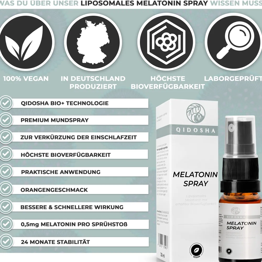 QIDOSHA Melatonin Mundspray> Hot