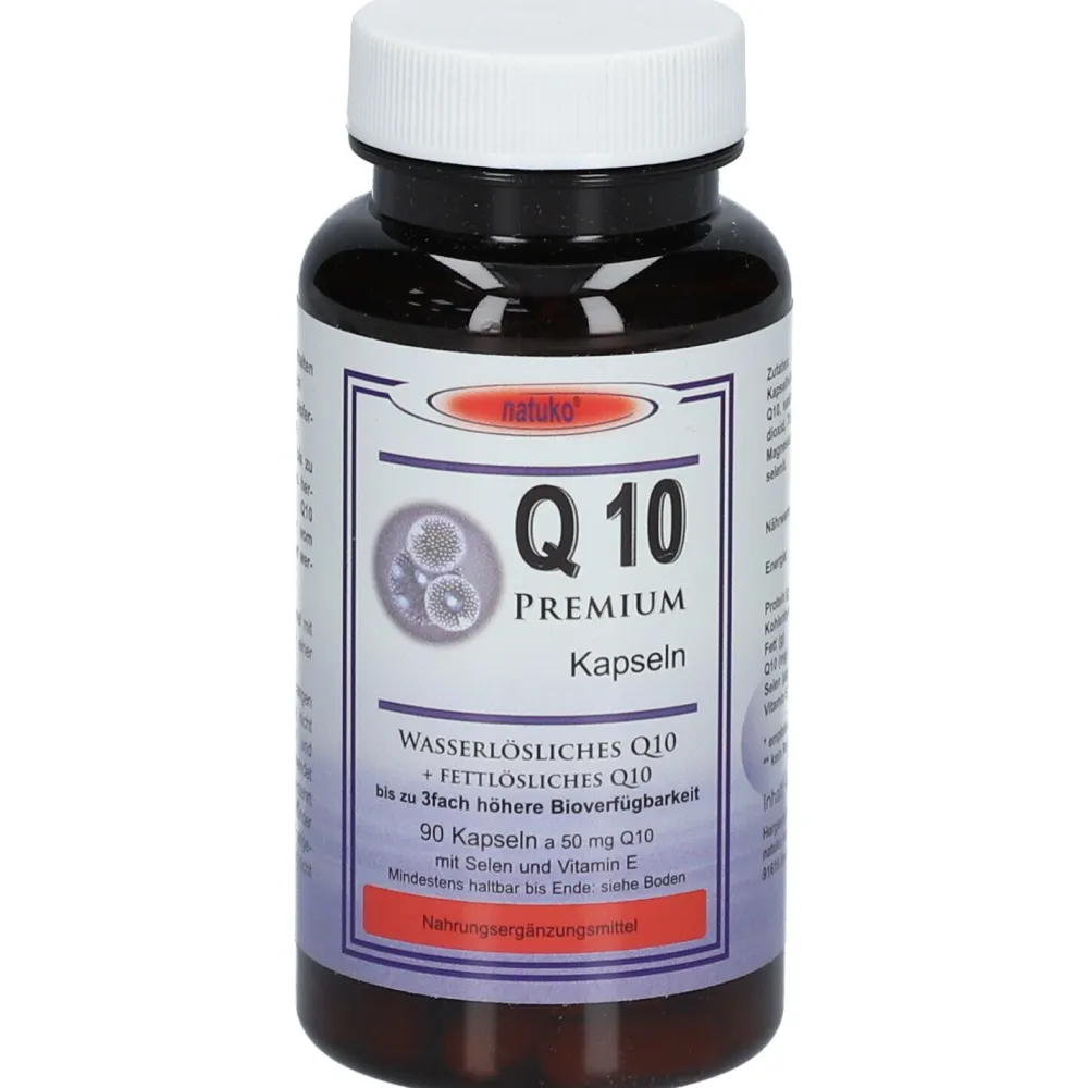 Q10 Kapseln 50 mg natürlich wasserlöslich| Online