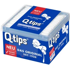 Q-tips® Wattestäbchen, Würfelbox> Best