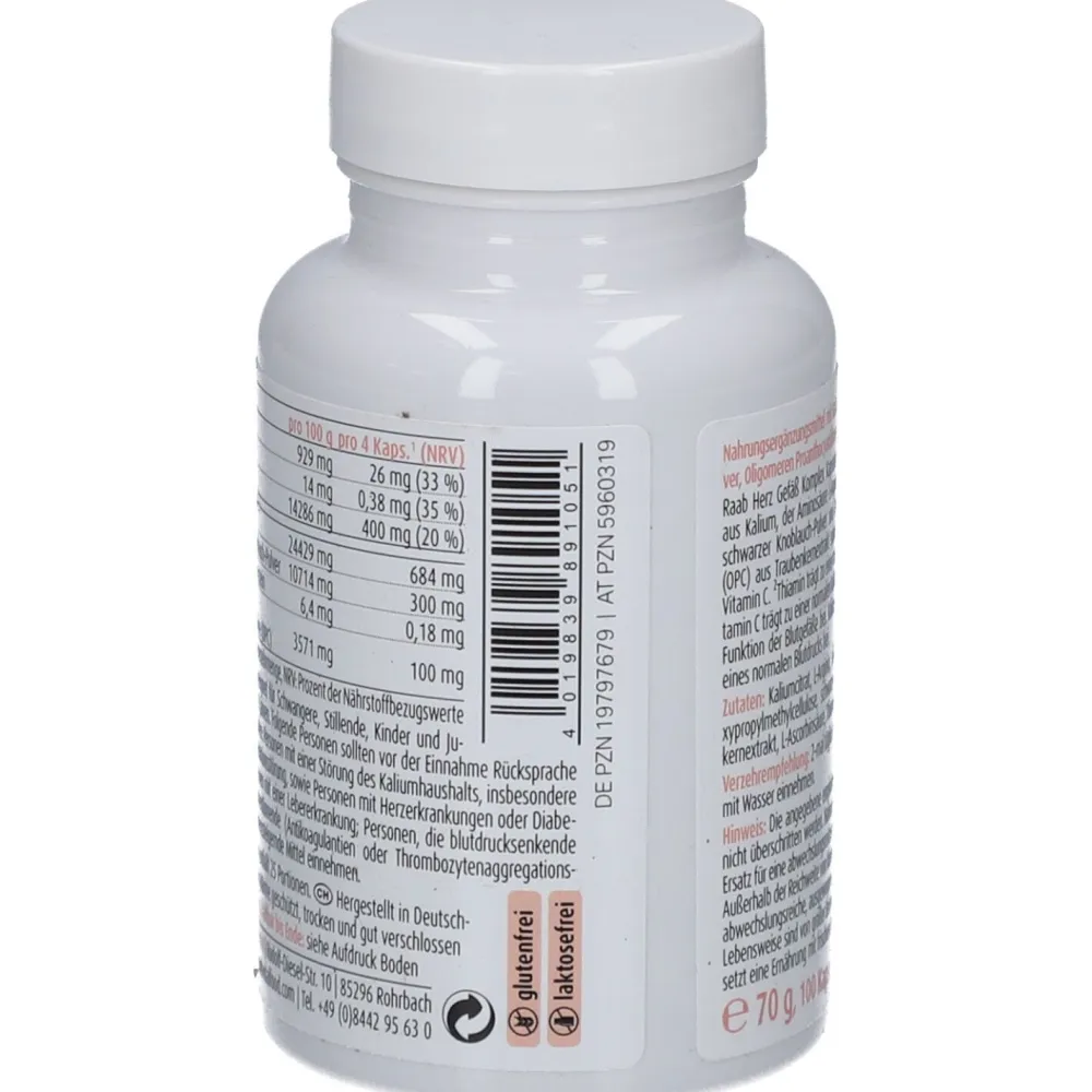 Raab Vitalfood® Herz Gefäß Komplex> Online