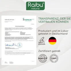 Lungenkraut Kapseln mit NAC, Königskerzen & Vitamin C|Raibu New
