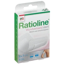 ® Wundverband steril 7 x 5 cm|Ratioline