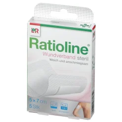 ® Wundverband steril 7 x 5 cm|Ratioline